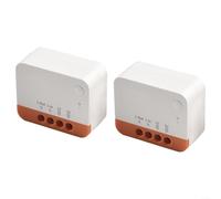 Solaughguy Per SONOFF ZBMINI-L2 per Zigbee 3.0 per Smart Switch, bidirezionale per modulo relè, nessun filo neutro richiesto, funziona con interruttori a bilanciere e pulsante per fai da te per (2