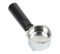 Solaughguy Portafiltro senza fondo da 51 mm con tre orecchie per dongling, manico in lega di alluminio, per macchina da caffè con impugnatura in plastica, utensile per macchina da caffè per casa e bar