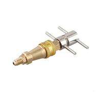 Solaughguy Rondella in ottone da 1/4 di pollice per frigorifero e frigorifero con attacco rapido per un facile collegamento push-pull, 130 x 80 x 30 mm