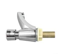 Solaughguy Rubinetto cromato a chiusura automatica per risparmio idrico per bagno e cucina, struttura in lega di zinco, dimensioni interfaccia G1/2