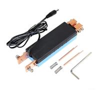 Solaughguy Saldatrice a punti portatile, penna a scatto automatica con design integrato per prestazioni stabili, barra di rame spessa, finecorsa integrato, senza piede (nero)