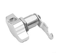 Solaughguy Serratura a camma senza chiave per porte di armadi, in lega di zinco, con dimensioni da 16 mm/20 mm/25 mm/30 mm, accesso sicuro per ufficio, cassette degli attrezzi, armadietti e casa (25