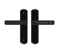 Solaughguy Serratura intelligente per porte con impronte digitali, ingresso senza chiave, con tastiera e scheda wireless, per controllo app Tuya, 5 in 1 per metodi di sblocco per porte in legno da