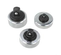 Solaughguy Set di 3 chiavi a bussola a cricchetto con manico palmo, dimensioni da 1/4", 3/8", 1/2" per spazi ristretti, strumento reversibile a cricchetto per la casa