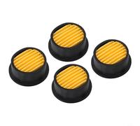 Solaughguy Set di 4 filtri per compressore d'aria per sostituzione silenziatore e silenziatore, struttura in plastica, 6 x 2,5 cm, compatibile con pompe per aspirapolvere e
