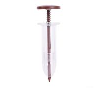 Solaughguy Set di 6 mini attrezzi da giardino per piantare e seminare manualmente, in plastica, compatti, ergonomici, di lunga durata, per piccoli giardini, balconi e uso interno (marrone)