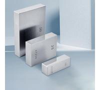 Solaughguy Set di blocchi di calibro in acciaio ad alta velocità da 0,5 a 100 mm, misura per calibrazione e metrologia dimensionale, durezza 64, include (50)