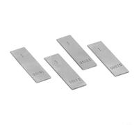 Solaughguy Set di blocchi di calibro in acciaio ad alta velocità da 0,5 a 100 mm, misura per calibrazione e metrologia dimensionale, durezza 64, include ()