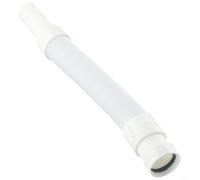 Solaughguy Sifone flessibile per tubo di scarico, per bagno, doccia, lavello della cucina, tipo S, con design telescopico, lunghezza regolabile da 34,5 a 78 cm,