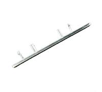 Solaughguy Striscia di rivestimento per interruttore temperatura A/C argento opaco per Mercedes W212 2008-2014 console centrale sinistra modanatura interna plastica ABS di ricambio