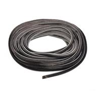 Solaughguy Striscia paraspifferi a spazzola, 5 mm x 6 mm, 10 m, antivento e insonorizzante, per porte e armadi