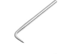 Solaughguy Strumento di livello del tondo per cemento armato manuale per cantieri - Morsetto di avvolgimento del gancio del filo di acciaio per legare le barre di rinforzo, gancio in ferro cromato con