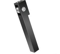 Solaughguy Strumento di lucidatura a rullo per tornio ad alta precisione con sfere in acciaio per cuscinetti, struttura in acciaio al carbonio e rivestimento antiruggine nero per finitura a specchio