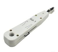 Solaughguy Strumento di perforazione per cablaggio di rete, telefono e LAN, testa in acciaio-plastica, manico in ABS, design compatto da 175 mm, taglia cavi da 20-26 AWG, terminale di impatto