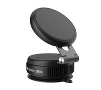 Solaughguy Supporto per telefono a ventosa per 12 e superiori con o con disco pilota, supporto telescopico pieghevole per auto, ABS + lega di zinco,