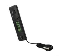 Solaughguy Termometro digitale LCD con sonda cablata per monitoraggio della temperatura del frigorifero, intervallo da -50 °C a 70 °C, uso interno per frigorifero e congelatore, alloggiamento in ABS