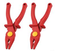 Solaughguy VDE - Pinza crimpatrice a becchi piatti in plastica isolata, 19 cm, 1000 V, certificata IEC60900, per elettricisti, con manico ergonomico e isolamento generale