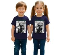 Soldat - Maglietta per bambini The Smiths Meat is Murder | Soldato con messaggio politico sul casco