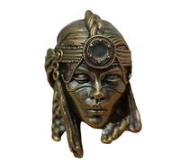 Soldata Tribale Soldata in Ottone Perle Brass Brass Charm Paracord Bracelets Ganyard Pendants Accessori Female Soldato Tribal Soldier Canyard