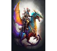 Soldati A Cavallo Di Draghi Colorati Targa In Metallo Decorative Cartelli Metallo Retrò Poster Metal Per Bagno Bar Pub Casa S