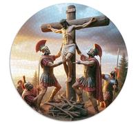Soldati romani antichi Puzzle 1000 Pezzi Circolare Carta per Adulti Scena religiosa