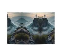 Soldati sulla scogliera Stampa banner festivi e fondali appesi - decora facilmente la scena della tua festa