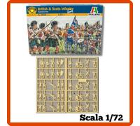 Soldatini Italeri scala 1/72 figurini di plastica British & Scots Infantry 6058