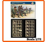 Soldatini Italeri scala 1/72 figurini in plastica American special forces 6078