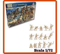 Soldatini Italeri scala 1/72 figurini in plastica WWII British Commandos 6064