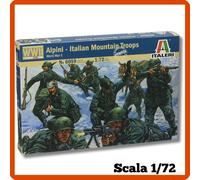 Soldatini Italeri scala 1/72 figurini WWII Alpini Italian mountain Troops 6059