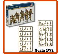Soldatini Italeri scatola scala 1/72 figurini di plastica US infantry 90S 6168
