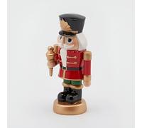 Soldatino Natalizio con Scettro 21cm Verde Rosso EDG Decorazione