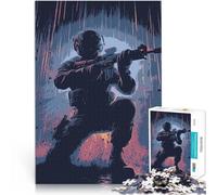 Soldato Puzzle da 1000 pezzi per adolescenti Aiuta il cervello ad allenare i giocattoli che creano dipendenza per coltivare la pazienza Ottimo regalo per i giochi 38x26cm