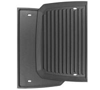 soldbbq Piastra di ricambio reversibile in ghisa per griglie elettriche Weber Pulse 2000, piastra di cottura antiaderente per Weber Pulse 2000, accessori per griglia elettrica, 1 pezzo, double-face