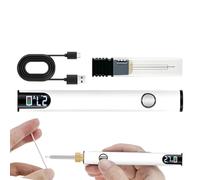 Solder Iron Pen, Saldatura Tools Kit, 5.83 x 0.55 Inch, Regolazione Voltage Display, Fast Heating Core, Precision Repair Design for Electronics and Maintenance, Multicolor