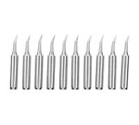Solder Iron Tips 10Pcs | 900M - T - Bent I Brass Internal Heating Lead - Compliant | Quick Heating & High Temperature Tolerance | Replacement for Soldering Iron Tools