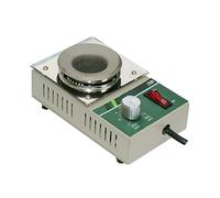 Solder Pot, Piatto for bagno di saldatura senza piombo, piatto for bagno dissaldante, 100 mm, 380 W, resistenza alle alte temperature, crogiolo in stagno per la fusione del metallo(Lead Free)