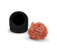 Solder Tip Cleaning Wire Ball Stainless Steel Soldering Iron Tip Cleaner with Holder for Cleaning Solder Irons and Tips