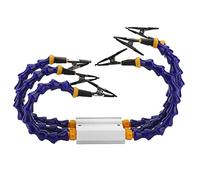 Soldering Helping Hands with Flexible ABS Arms & Aluminum Alloy Base | Adjustable Third Hand Tool for Welding/Jewelry Making/DIY | Removable Rubber Cover, 25cm Fixture Length (REXVTNSZb9wS-13)