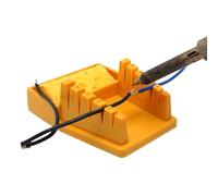 Soldering Holder Clamp, Helping Hands Clamps, Anti-Slip Grip Base, Flessibile Positioning Clips for Electronics Circuit and Jewelry Repair Work, 3.35x1.97x1.18 Inches