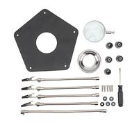 Soldering Holder with Magnifying Glass, Soldering Helping Hands for PCB Circuit Board, Adjustable Gooseneck Clips and Alloy Steel Base for Electronics Repair