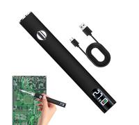 Soldering Iron Kit - Portable 650 mAh Soldering Pencil | LED Display Jewelry Soldering Kit | Rechargeable Temperature Adjustment Wire Soldering Pen for Home Appliance Repair | Saldatore con cavo