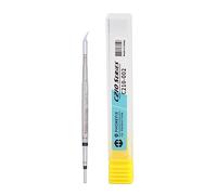 Soldering Iron Tip C210 T26D Replacement | Oxidation - Protective Stainless Steel Tip for JBC210 | Fast Heating for Electronics Repair/Toy Repair/Pyrography | 0-300°C (C210 002 Curved Tip)