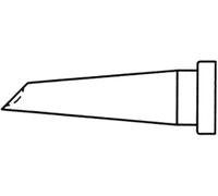 Soldering tip Soldering tip with salder deposit tip 45° 3.2 mm