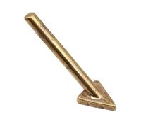 Soldering Tips - Triangle Copper Welder Parts, Iron Replacement, Triangle Coppers Welder Parts - Flat Surrface Heat Transfer, 5.5cm Length, Impactt Resistant Copper, High Qualiity Metal Durrable