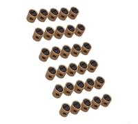 Solderless Brake Cable Nipple Screws 2mm Metal Fit(30) | Fits 2mm per max cable, screw-on design, no soldering needed, secure grip, black and gold finish