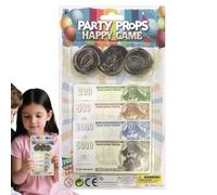 Soldi di gioco | Gioco di banca per bambini | per giochi di ruolo per bambini per la scuola, casa, viaggi, compleanno, fotografia film homeschool