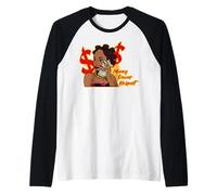 Soldi, Potere, Rispetto, Regina Nera Divertimento melanina Sista Maglia con Maniche Raglan