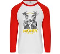 Soldi Squadra Pablo Escobar El Chapo Al Capone Uomo L/S Baseball T-Shirt