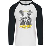 Soldi Squadra Pablo Escobar El Chapo Al Capone Uomo L/S Baseball T-Shirt